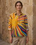Solara | Linen Elegant Summer Blouse