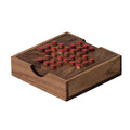SOLITAIRE with Pegs | 11 cm Board | Monkeypod Wood
