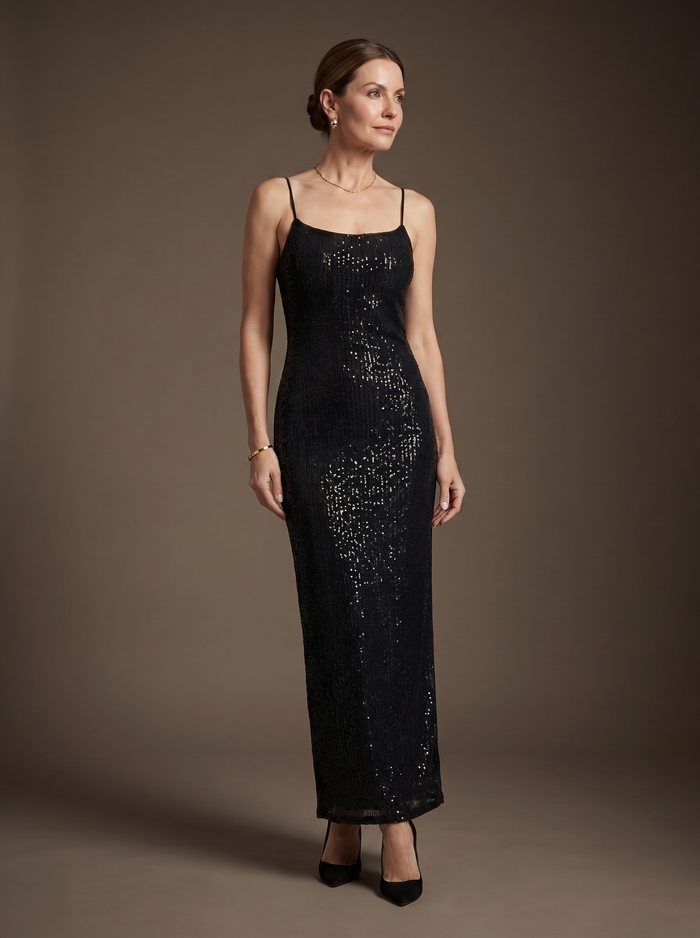 Solvi elegant black dress — EMMA, gala studio