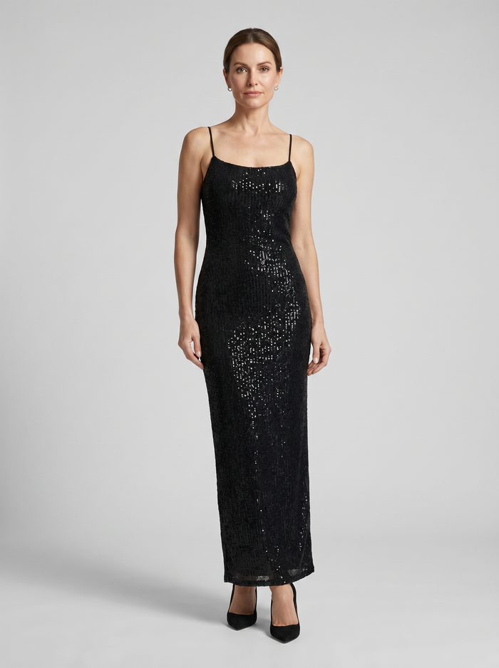 Solvi | Elegant Dress Black