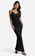 Solvi | Elegant Dress Black