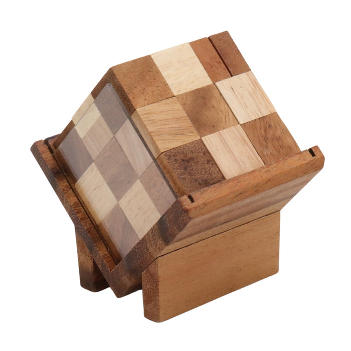 SOMA CUBE | 10 cm | Solid Wood | 7 Pieces