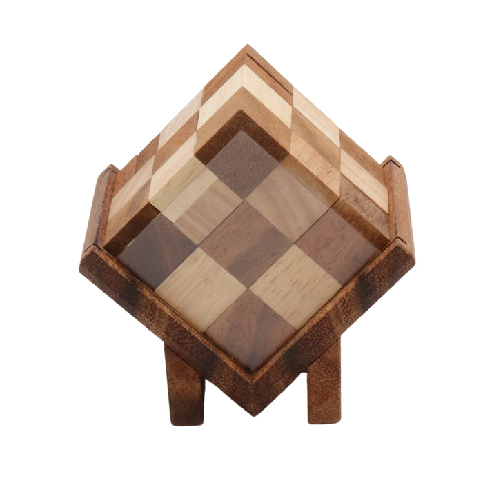 SOMA CUBE | 10 cm | Solid Wood | 7 Pieces