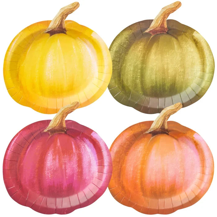 Sophistiplate| Pumpkin paper plates