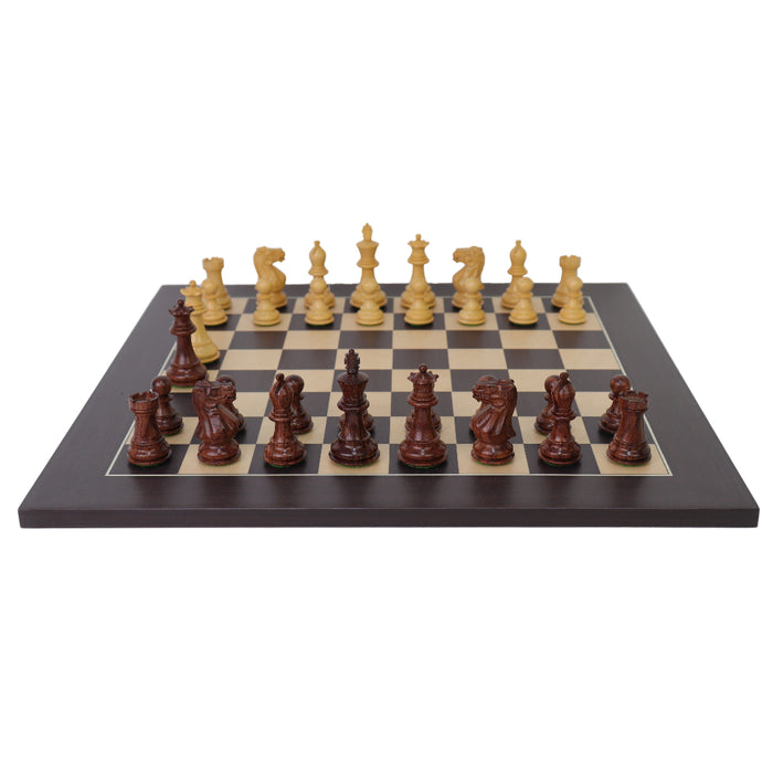 STALLION KNIGHT | Anjan Wood | 78mm King | Wenge Maple Board | 45mm Squares