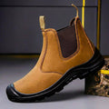 Steel-Toe Slip-On Boots