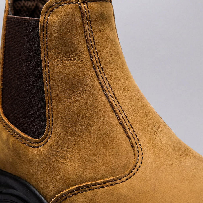 Steel-Toe Slip-On Boots