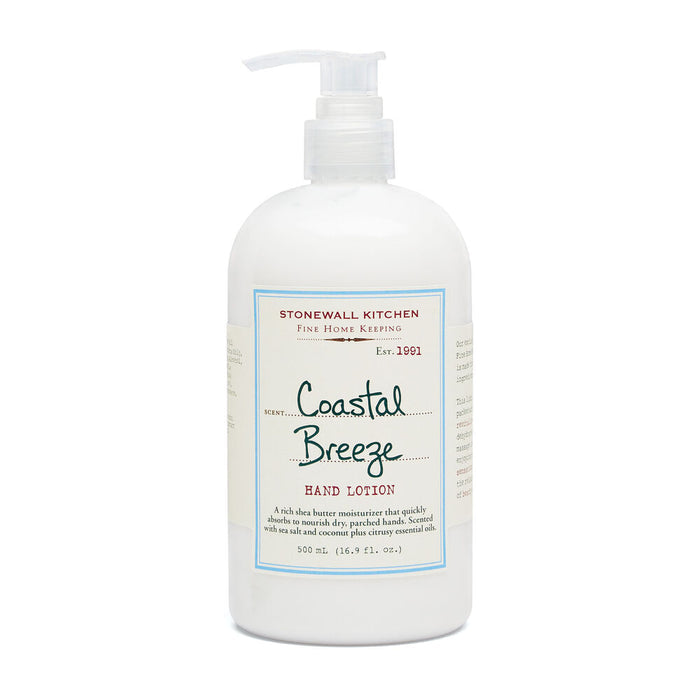 Stonewall Kitchen | Hand Lotion, 16.9 fl oz, Coastal Breeze