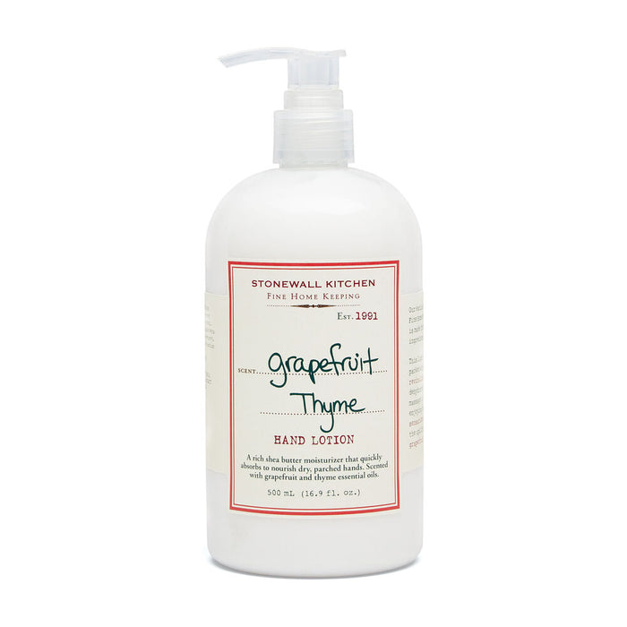 Stonewall Kitchen | Hand Lotion, 16.9 fl oz, Grapefruit Thyme DISCONTINUED
