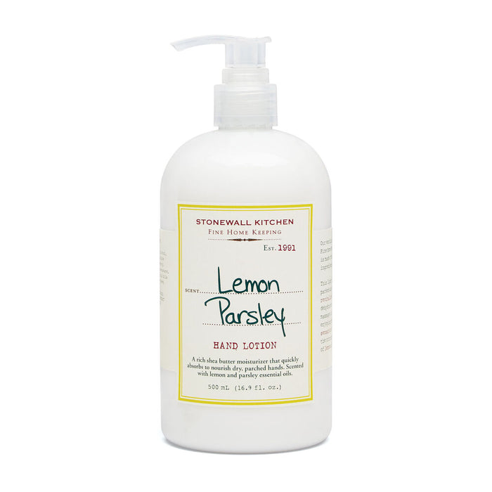 Stonewall Kitchen | Hand Lotion, 16.9 fl oz, Lemon Parsley