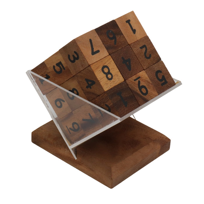 SUDOKU | 8 cm | 3D Cube | Solid Wood