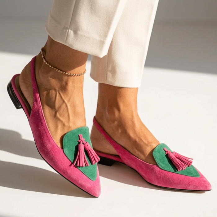 Suelen | Ballet Flats Slingback Pointed-Toe
