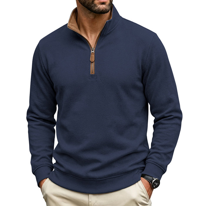Sumu | Waffle Half-Zip Sweatshirt