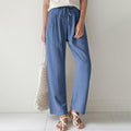 Suvi - Drawstring Straight-Leg Trousers