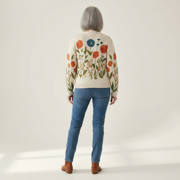 Suvi - Wildflower Zip-Through Bomber