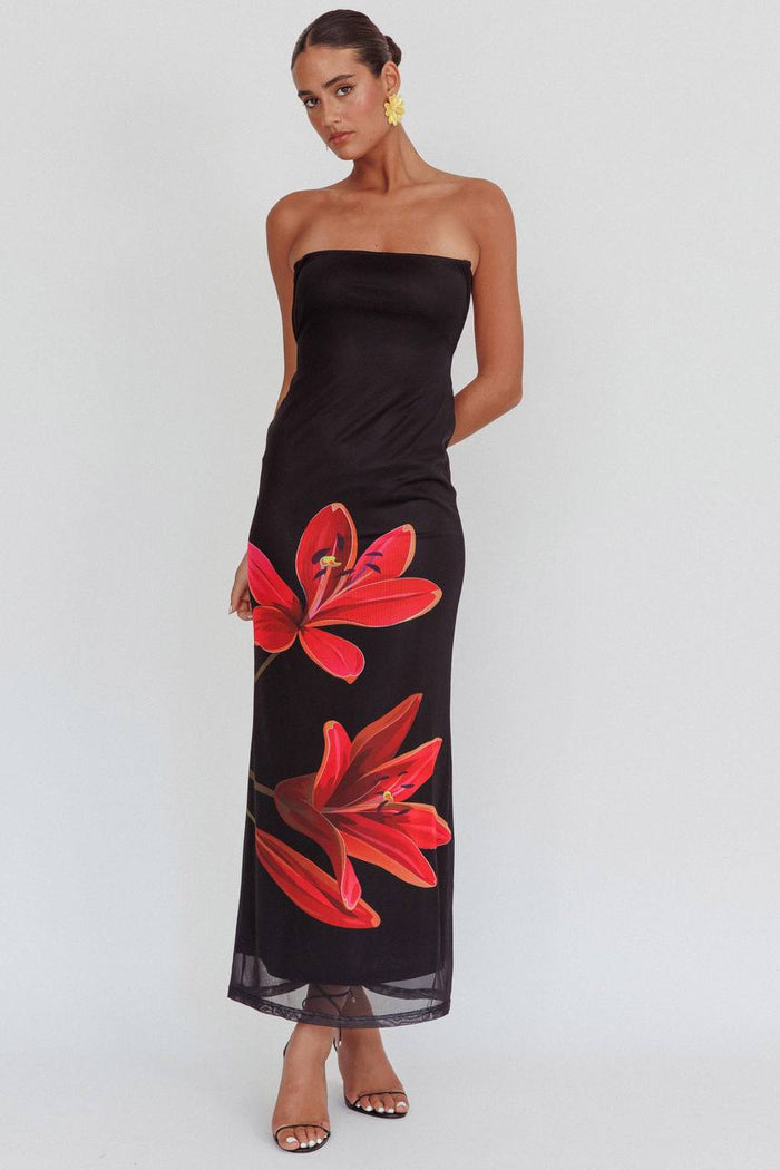 Svala | Floral Dress Sleeveless Straps