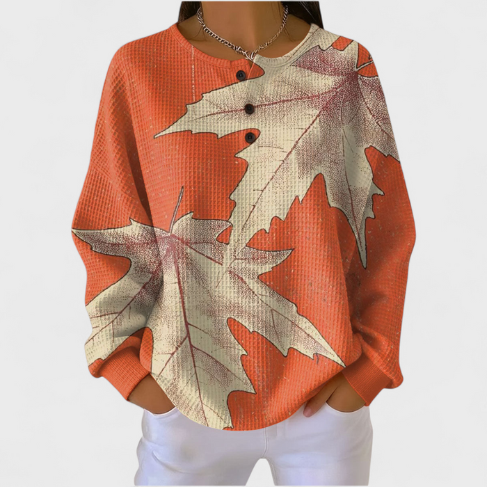Taina - Maple Leaf Waffle Henley