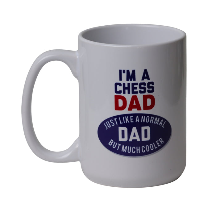 Tall Chess Themed Coffee Mugs | 450ml