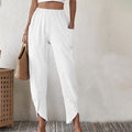 Tanja - Split-Hem Relaxed Trousers