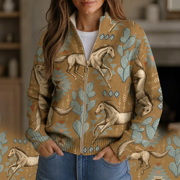 Tarja - Horse & Cactus Zip Bomber