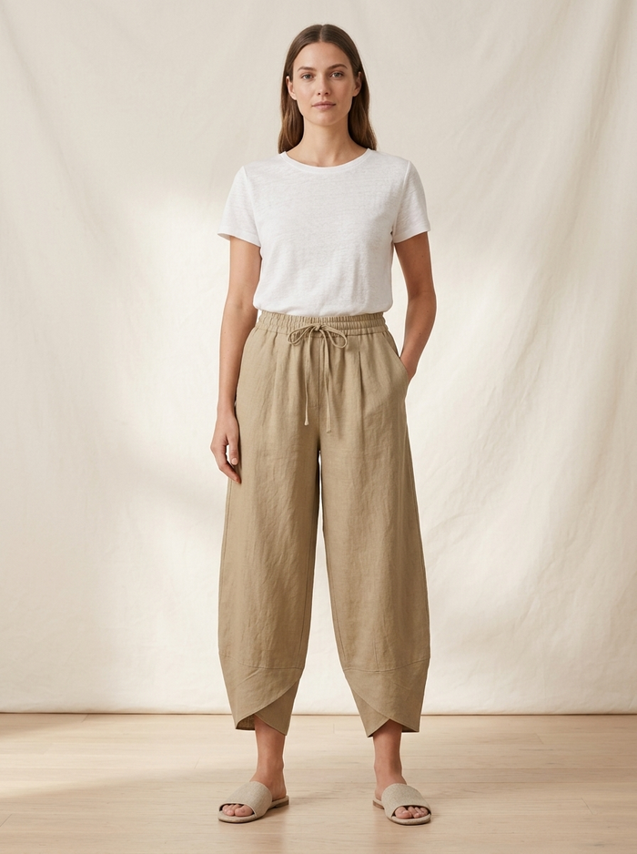 Tarni linen trousers - editorial hero