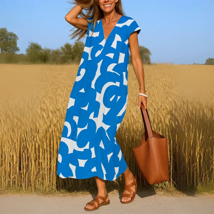 Tatiana | With Detail Openwork Maxi Dress