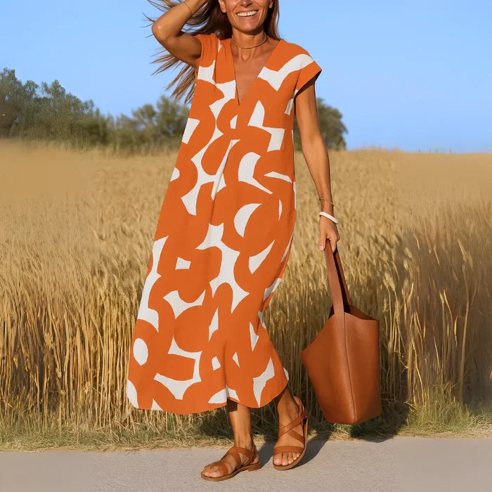 Tatiana | With Detail Openwork Maxi Dress