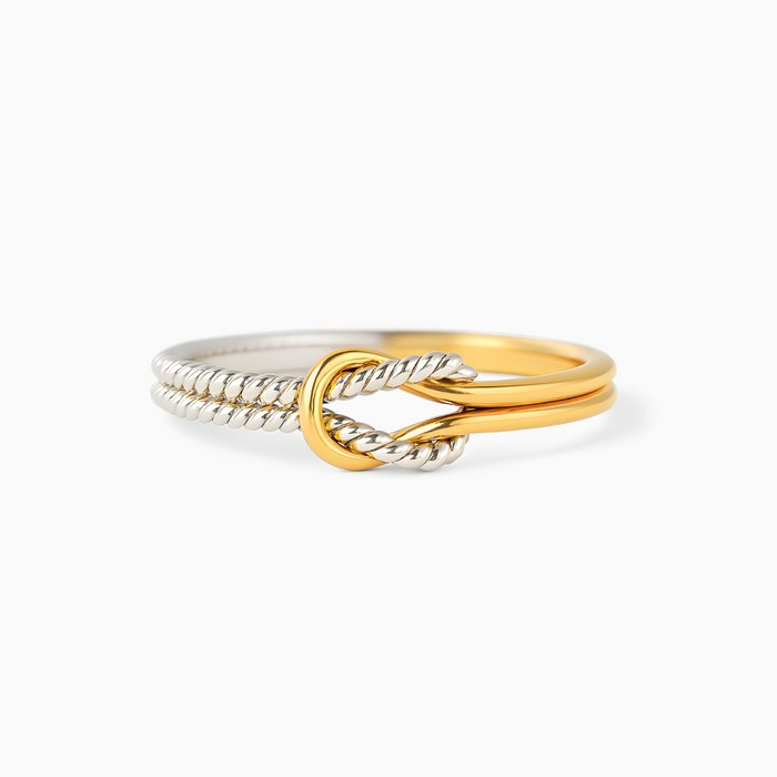Teresa | Gold-Plated Knot Ring