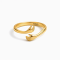 Tereza | Gold-Plated Hug Infinity Ring