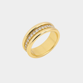 Tereza | Zirconia Elegant Ring with Double Setting