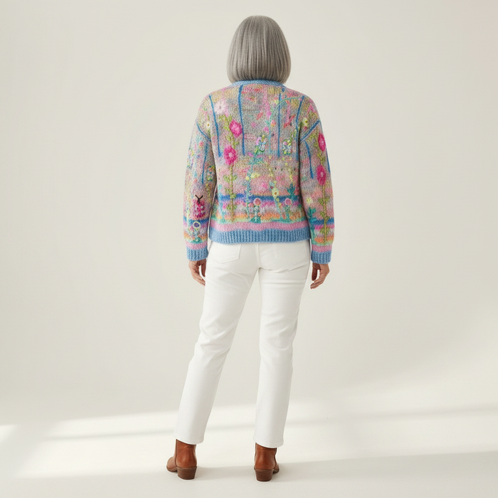 Terhi - Pastel Watercolour Cardigan
