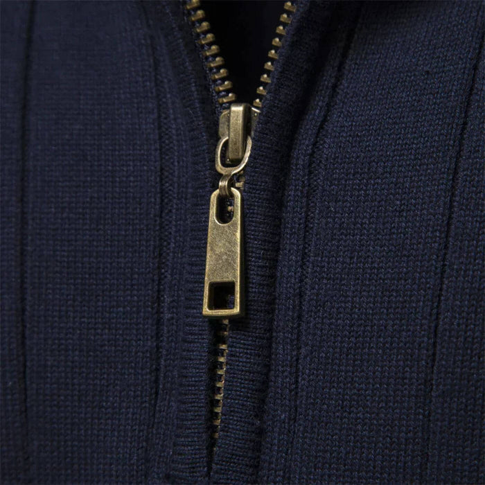 Textured Half-Zip Jumper
