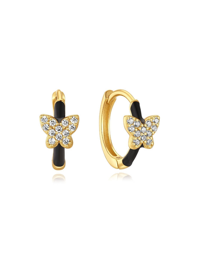 18K Gold-Plated / B (2 pieces)