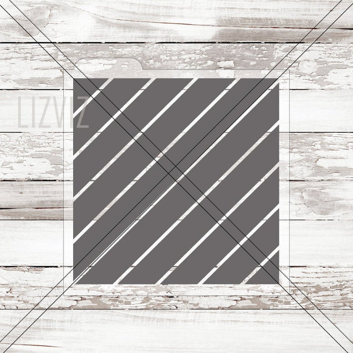 Thick Striped Cookie Stencil.