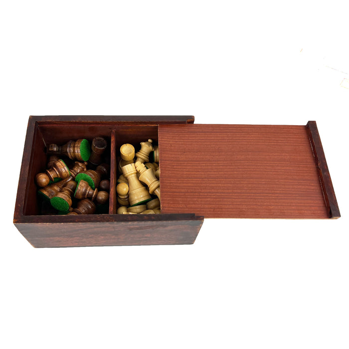TIMELESS (including box) | Walnut & Maple Board | 45mm Squares