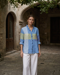 Tina | Linen Elegant Summer Blouse
