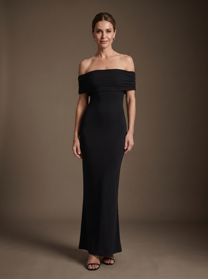 Tindra bardot maxi dress — EMMA, gala studio