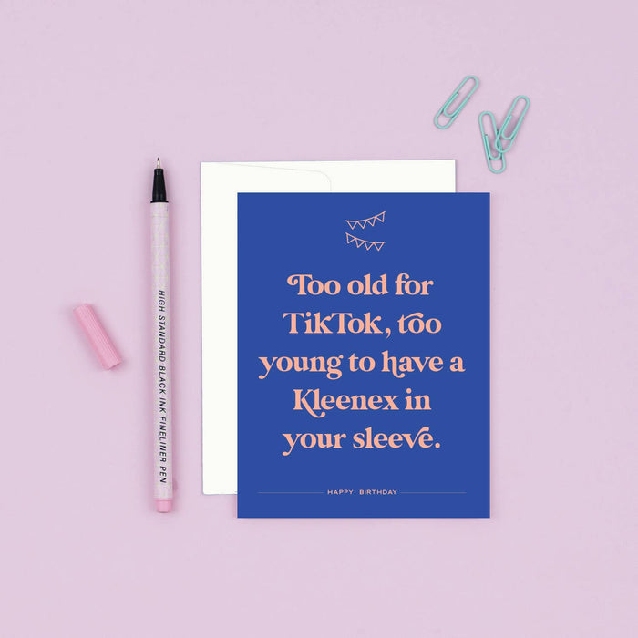 Too Old for TikTok Card