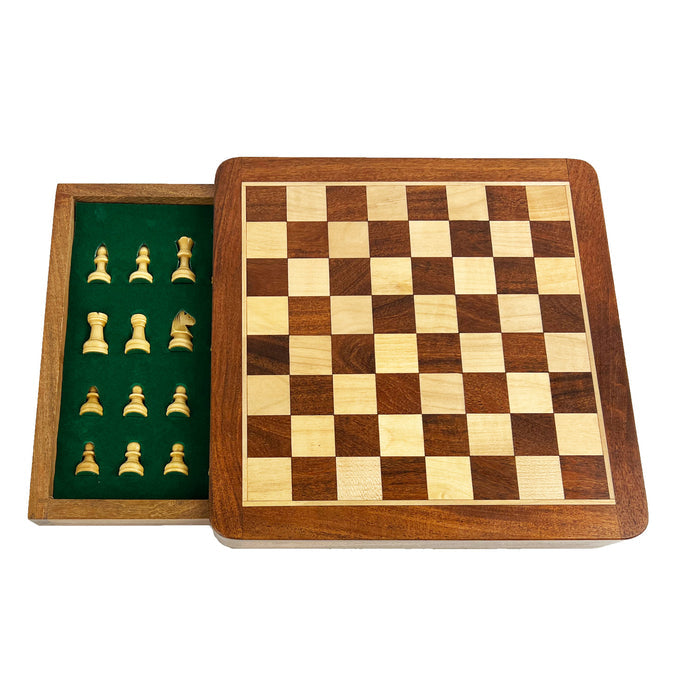 Travel Chess Set | Wooden | Magnetic | 25cm