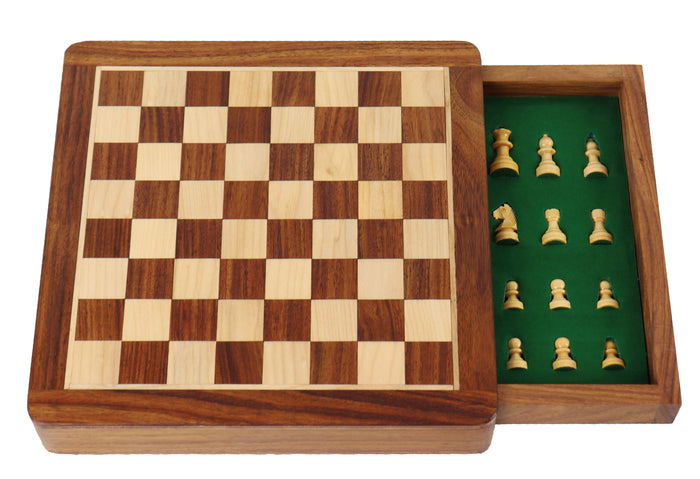 Travel Chess Set | Wooden | Magnetic | 25cm