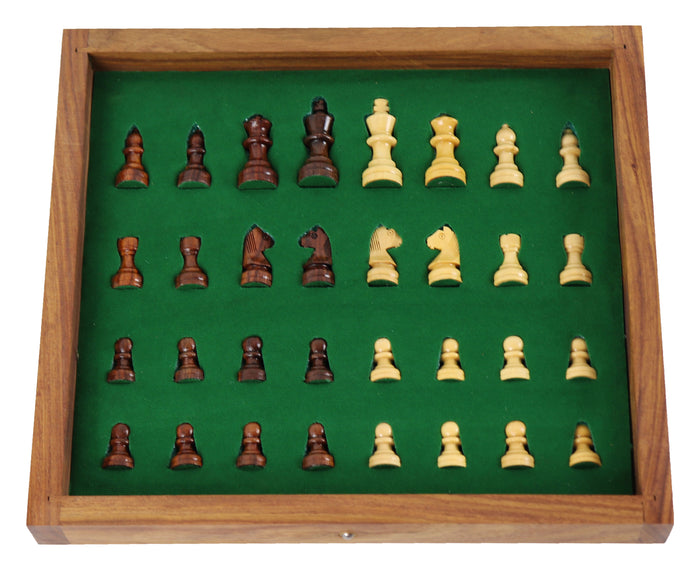 Travel Chess Set | Wooden | Magnetic | 25cm