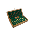 Travel Chess Set | Wooden | Magnetic | Folding | 18cm