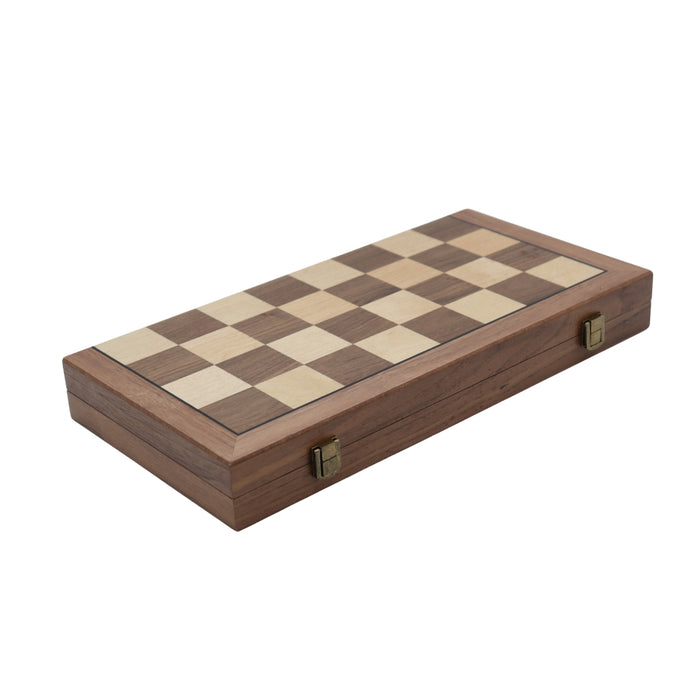 Travel Chess Set | Wooden | Magnetic | Folding | 38cm