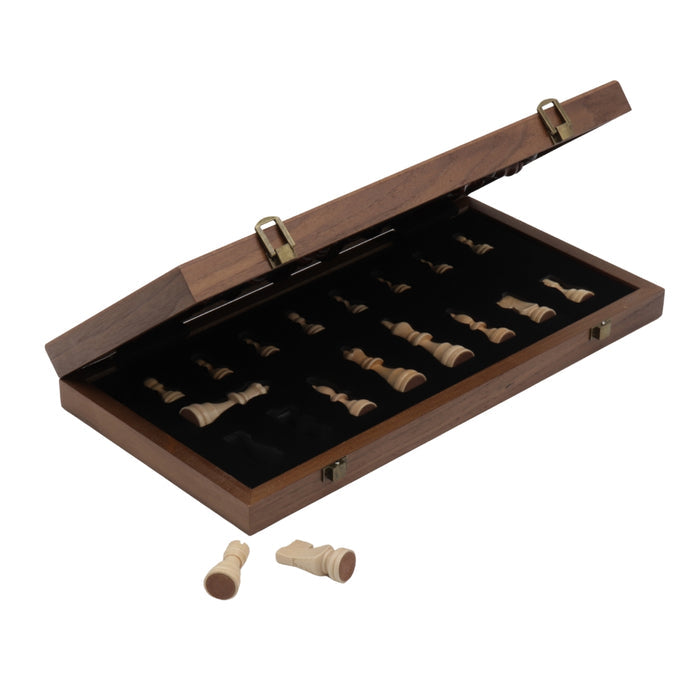 Travel Chess Set | Wooden | Magnetic | Folding | 38cm