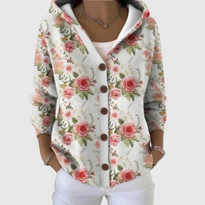 Tuula – Cozy Hooded Knit Sweater