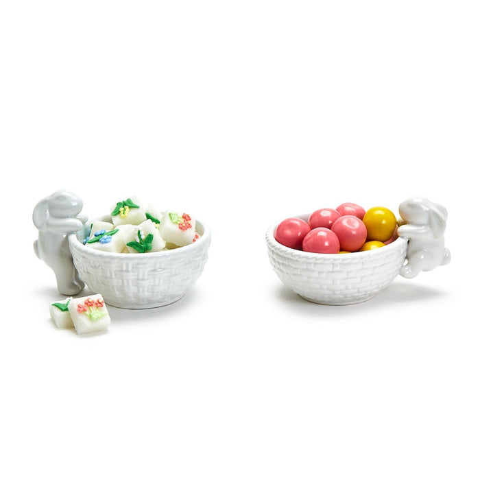 Two's Company - Tiny Bunny Easter Tidbit Dish, Assorted Designs
