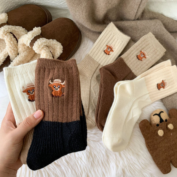 Untuva | Plush Warm Mid-Calf Socks