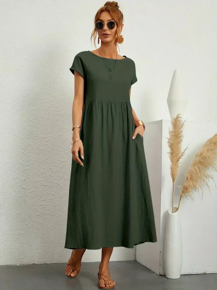 Ursina | Flowing Midi Dress