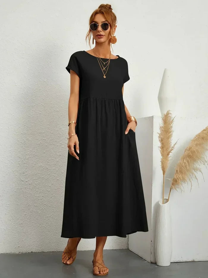 Ursina | Flowing Midi Dress
