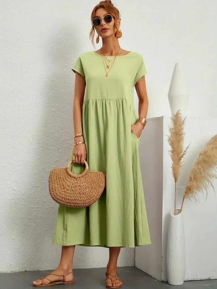 Ursina | Flowing Midi Dress